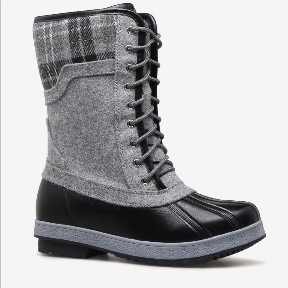 Flat Boots, ANABELLE, Grey MULTI, 11